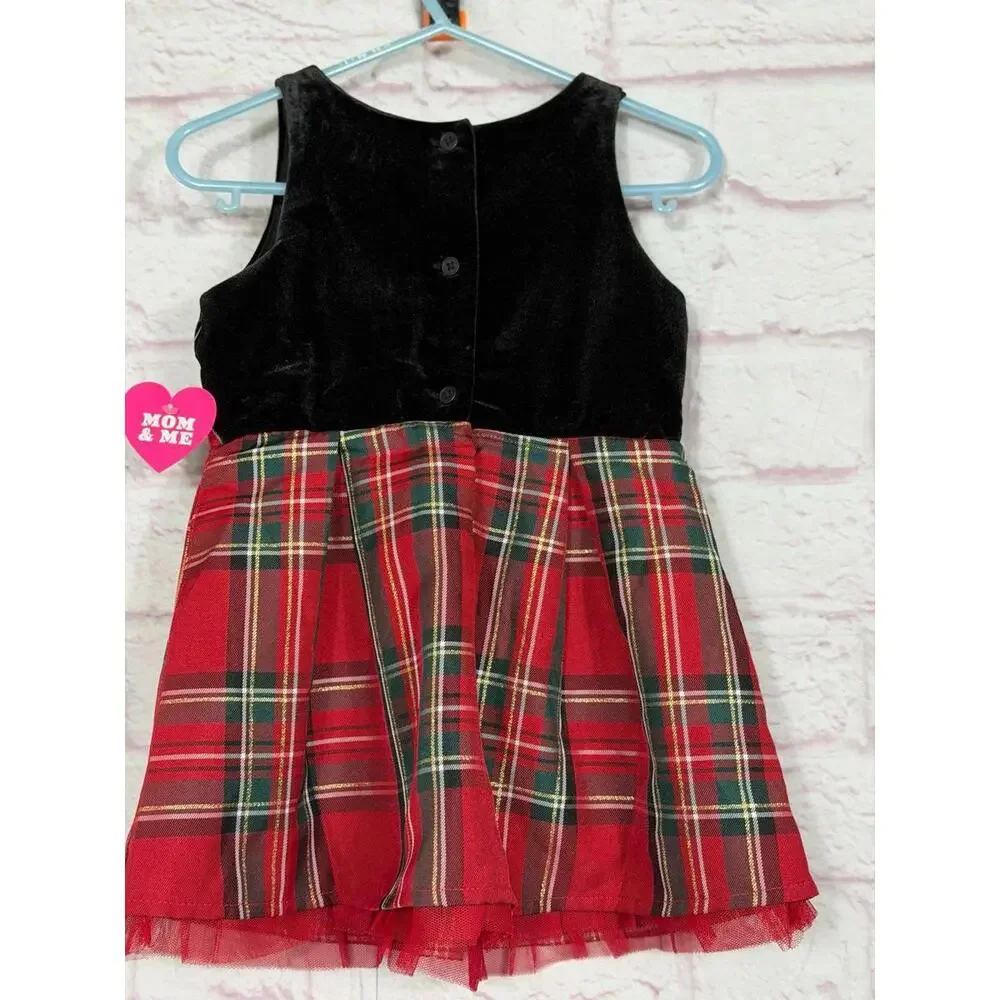 The Children's Place 2T Plaid Holiday Dress NWT